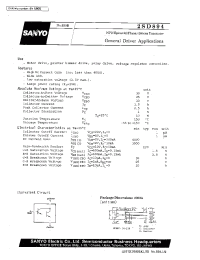 Datasheet 2SD894 manufacturer Sanyo