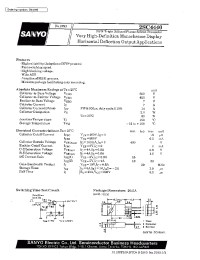 Datasheet 2SJ275 manufacturer Sanyo