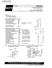 Datasheet 2SK1053 manufacturer Sanyo