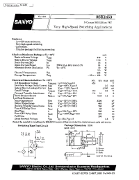 Datasheet 2SK1453 manufacturer Sanyo