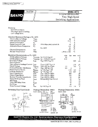 Datasheet 2SK1471 manufacturer Sanyo