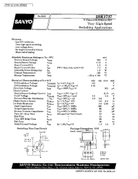 Datasheet 2SK1737 manufacturer Sanyo