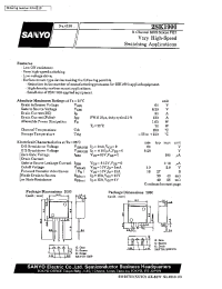 Datasheet 2SK1900 производства Sanyo