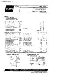 Datasheet 2SK1925 manufacturer Sanyo