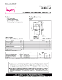 Datasheet 2SK2044LS manufacturer Sanyo