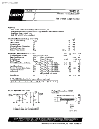 Datasheet 2SK212 manufacturer Sanyo