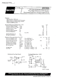 Datasheet 2SK2406 manufacturer Sanyo