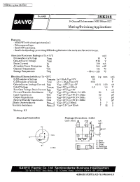 Datasheet 3SK248 manufacturer Sanyo