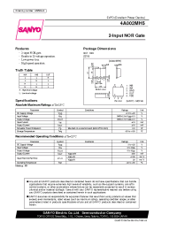 Datasheet 4A002MH5 manufacturer Sanyo