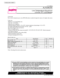 Datasheet ALP239CXX manufacturer Sanyo