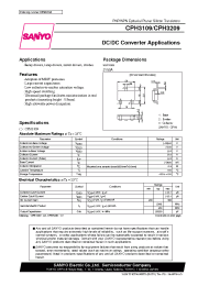 Datasheet CPH3109 производства Sanyo