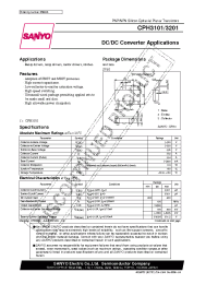 Datasheet CPH3201 производства Sanyo