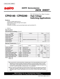 Datasheet CPH3240 производства Sanyo
