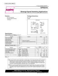 Datasheet CPH3319 производства Sanyo