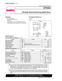 Datasheet CPH5602 производства Sanyo