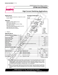 Datasheet CPH6104 manufacturer Sanyo
