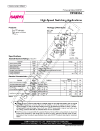 Datasheet CPH6304 manufacturer Sanyo
