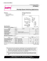 Datasheet CPH6351 manufacturer Sanyo