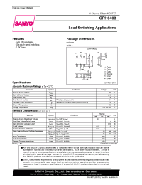 Datasheet CPH6403 производства Sanyo