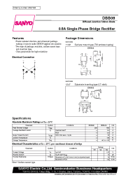 Datasheet DBB08G производства Sanyo