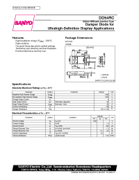 Datasheet DD54RC-LS manufacturer Sanyo