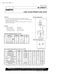 Datasheet DL-3038-011 manufacturer Sanyo