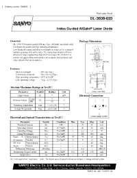 Datasheet DL-3038-033 производства Sanyo