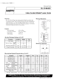 Datasheet DL-3148-021 производства Sanyo