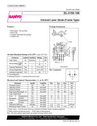 Datasheet DL-3150-106 manufacturer Sanyo