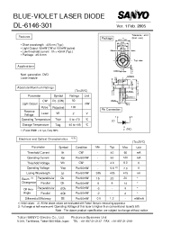 Datasheet DL-6146-301 manufacturer Sanyo