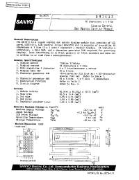 Datasheet DM1613 manufacturer Sanyo