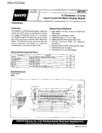 Datasheet DM1622 manufacturer Sanyo