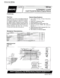 Datasheet DM1623-1DL3 производства Sanyo