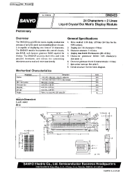 Datasheet DM2423-0GL3 manufacturer Sanyo