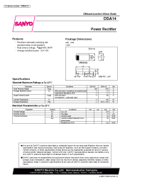 Datasheet DSA14 производства Sanyo