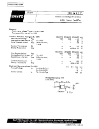 Datasheet DSA20TL производства Sanyo