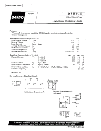 Datasheet DSH015 производства Sanyo
