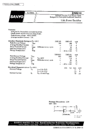 Datasheet DSK10B manufacturer Sanyo