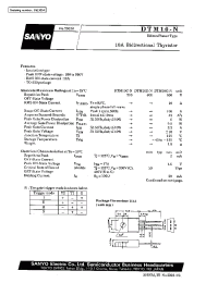Datasheet DTM10E-N manufacturer Sanyo