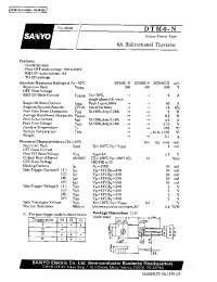 Datasheet DTM6C-N manufacturer Sanyo