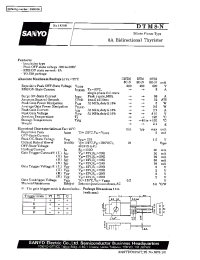 Datasheet DTM8-N manufacturer Sanyo