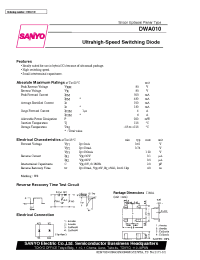 Datasheet DWA010 производства Sanyo