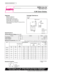 Datasheet DZD4.3 manufacturer Sanyo