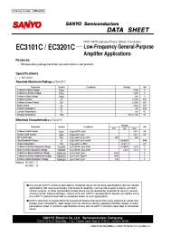 Datasheet EC3101C manufacturer Sanyo