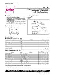 Datasheet FC126 manufacturer Sanyo