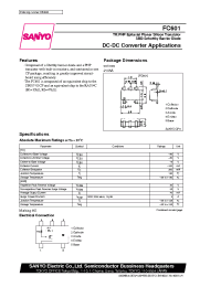 Datasheet FC601 manufacturer Sanyo