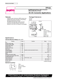 Datasheet FP104 manufacturer Sanyo