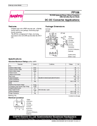 Datasheet FP106 manufacturer Sanyo