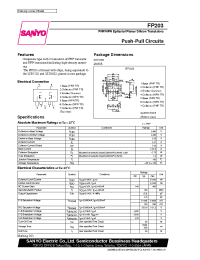 Datasheet FP203 manufacturer Sanyo