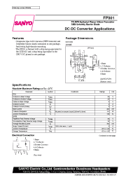 Datasheet FP301 manufacturer Sanyo